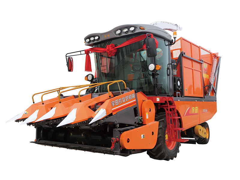 4YZB-4A自走(zou)式穗(sui)莖兼收玉米收穫機