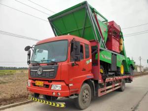 山西(xi)莖穗(sui)兼(jian)收玉(yu)米(mi)收穫(huo)機(ji)髮(fa)貨了(le)